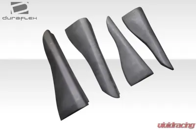 2003-2007 Infiniti G Coupe G35 Duraflex Vader Side Skirts Rocker Panels Add Ons Spat Extensions - 4 Piece - 114932
