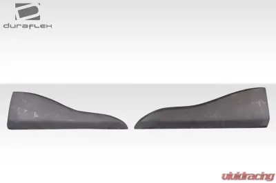 2003-2007 Infiniti G Coupe G35 Duraflex Vader Side Skirts Rocker Panels Add Ons Spat Extensions - 4 Piece - 114932