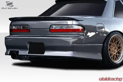1989-1994 Nissan 240SX S13 2DR Convertible Duraflex WX-9 Rear Bumper Cover - 1 Piece - 114939