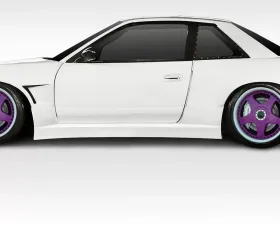 1989-1994 Nissan 240SX S13 Duraflex WX9 Side Skirts Rocker Panels - 2 Piece