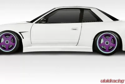 1989-1994 Nissan 240SX S13 Duraflex WX9 Side Skirts Rocker Panels - 2 Piece - 114940