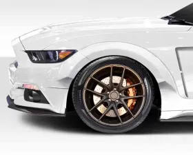 2015-2017 Ford Mustang Duraflex KT Wide Body Front Fender Flares - 4 Piece