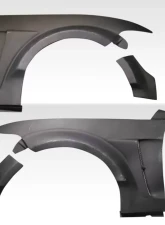 2015-2017 Ford Mustang Duraflex KT Wide Body Front Fender Flares - 4 Piece                                     - 114951 - Image 3