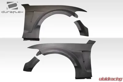 2015-2017 Ford Mustang Duraflex KT Wide Body Front Fender Flares - 4 Piece - 114951