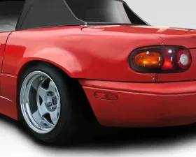 1990-1997 Mazda Miata Duraflex Afterburner 40mm Rear Fender Flares - 2 Piece