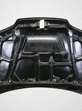 1992-1995 Honda Civic 2DR / HB Carbon Creations Vader Hood - 1 Piece                                     - 114970 - Image 5