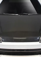 1988-1991 Honda Civic HB CR-X Carbon Creations SiR Look Style Hood - 1 Piece                                     - 114971 - Image 5