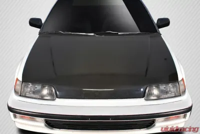 1988-1991 Honda Civic HB CR-X Carbon Creations SiR Look Style Hood - 1 Piece - 114971