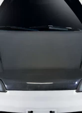 1988-1991 Honda Civic HB CR-X Carbon Creations JDM OEM Look Hood - 1 Piece ( JDM VERSION)                                     - 114972 - Image 6