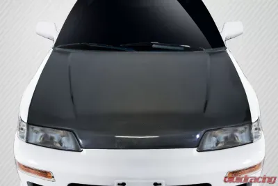 1988-1991 Honda Civic HB CR-X Carbon Creations JDM OEM Look Hood - 1 Piece ( JDM VERSION) - 114972