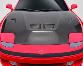 1991-1993 Mitsubishi 3000GT Carbon Creations Evo Hood - 1 Piece