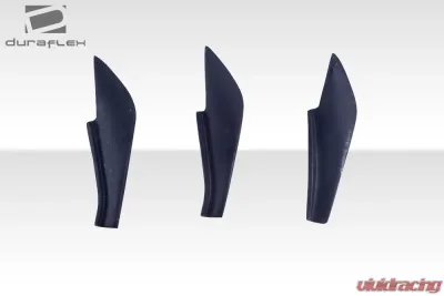 2013-2020 Scion FR-S Toyota 86 Subaru BRZ Duraflex GT500 V3 Rear Bumper Canards - 6 Piece - 114986