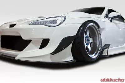 2013-2020 Scion FR-S Toyota 86 Subaru BRZ Duraflex GT500 V3 Front Bumper Canards - 2 Piece - 114987