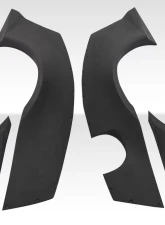 2010-2015 Chevrolet Camaro Duraflex Grid Rear Fender Flares - 4 Piece                                     - 114992 - Image 2