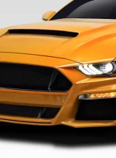 2018-2023 Ford Mustang Duraflex Grid Front Bumper Cover - 1 Piece                                     - 115000 - Image 2