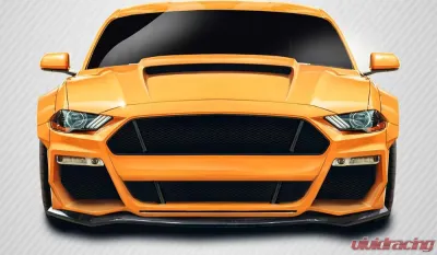 2018-2023 Ford Mustang Carbon Creations Grid Front Lip Under Spoiler - 1 Piece - 115002