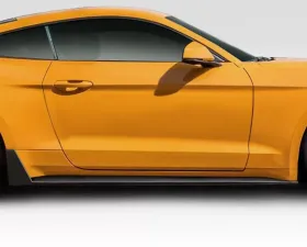 2015-2023 Ford Mustang Duraflex Grid V2 Side Skirts Rocker Panels - 2 Piece