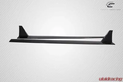 2015-2023 Ford Mustang Carbon Creations Grid V2 Side Skirts Rocker Panels - 2 Piece - 115005