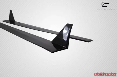 2015-2023 Ford Mustang Carbon Creations Grid V2 Side Skirts Rocker Panels - 2 Piece - 115005