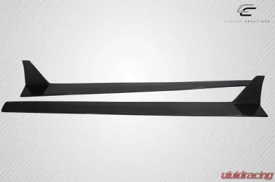 2015-2023 Ford Mustang Carbon Creations Grid V2 Side Skirts Rocker Panels - 2 Piece - 115005