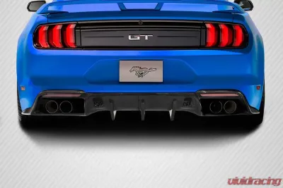 2018-2023 Ford Mustang Carbon Creations Grid Rear Diffuser - 1 Piece - 115006