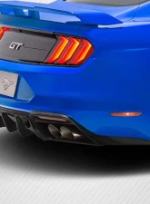 2018-2023 Ford Mustang Carbon Creations Grid Rear Diffuser - 1 Piece                                     - 115006 - Image 2