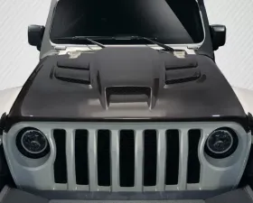 2019-2023 Jeep Wrangler JL Gladiator JT Carbon Creations Viper Look Hood - 1 piece