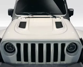 2019-2023 Jeep Wrangler JL Gladiator JT Duraflex MPR Hood - 1 Piece