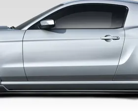2005-2014 Ford Mustang Duraflex GT350 Look Side Skirts - 2 Piece