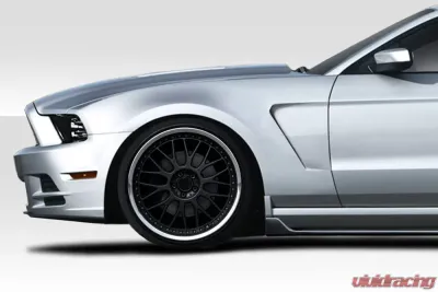 2010-2014 Ford Mustang Duraflex GT350 V2 Look Front Fenders - 2 Piece - 115036