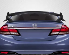 2006-2015 Honda Civic 4DR Sedan Carbon Creations Type R Look Rear Wing Spoiler - 1 Piece