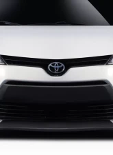 2014-2016 Toyota Corolla Duraflex Zeta Front Lip Under Spoiler ( base model only ) - 3 Piece                                     - 115046 - Image 15