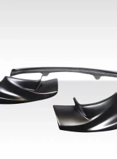 2014-2016 Toyota Corolla Duraflex Zeta Front Lip Under Spoiler ( base model only ) - 3 Piece                                     - 115046 - Image 14