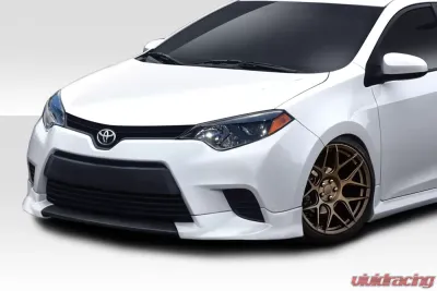 2014-2016 Toyota Corolla Duraflex Zeta Front Lip Under Spoiler ( base model only ) - 3 Piece - 115046