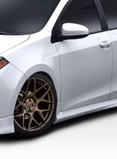 2014-2016 Toyota Corolla Duraflex Zeta Side Skirt Rocker Panels - 2 Piece                                     - 115048 - Image 2