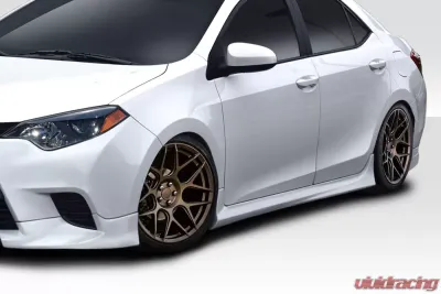 2014-2016 Toyota Corolla Duraflex Zeta Side Skirt Rocker Panels - 2 Piece - 115048