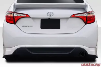 2014-2016 Toyota Corolla Duraflex Zeta Rear Lip - 2 Piece - 115049