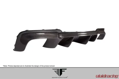2011-2016 BMW M5 F10 Carbon AF-1 Rear Diffuser ( CFP ) - 1 Piece - 115053