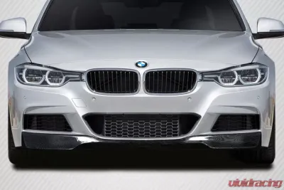 2012-2018 BMW 3 Series F30 M Sport Carbon AF-1 Front Add On Lip Under Spoiler ( CFP ) - 1 Piece - 115060