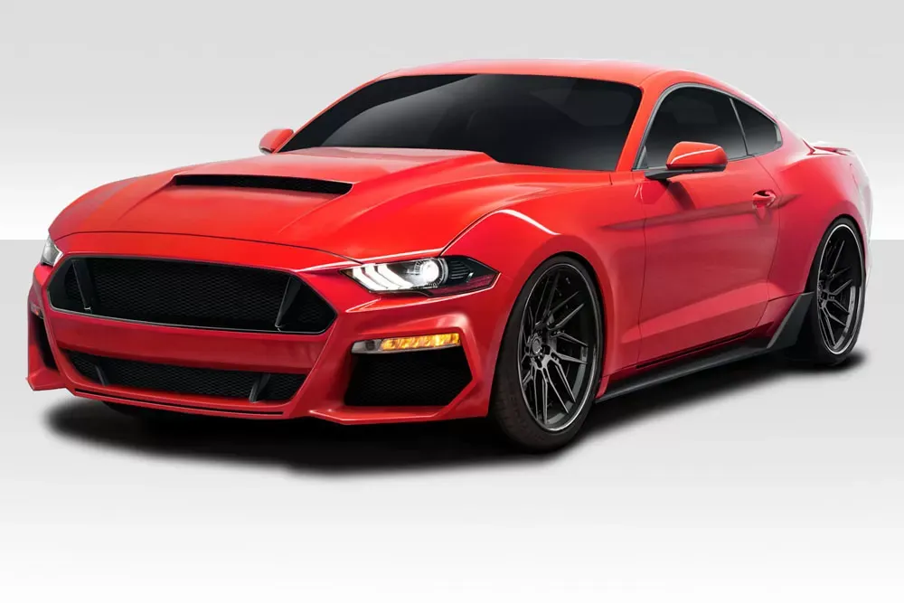 2018-2023 Ford Mustang Duraflex Grid Body Kit - 4 piece - 115122