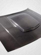 2008-2023 Dodge Challenger Carbon Creations TA Look Hood - 1 Piece                                     - 115127 - Image 4