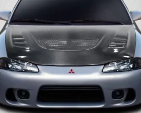 1995-1999 Mitsubishi Eclipse Eagle Talon Carbon Creations Evo GT Hood - 1 Piece