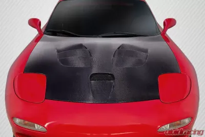 1993-1997 Mazda RX-7 Carbon Creations Scooter Hood - 1 Piece - 115129