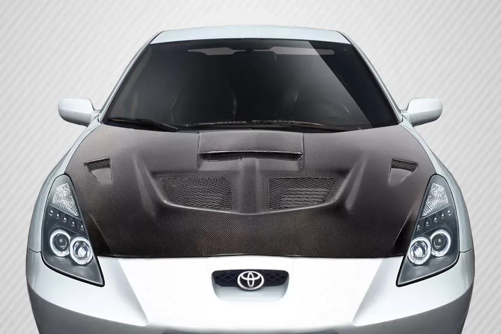 2000-2005 Toyota Celica Carbon Creations Evo GT Hood - 1 Piece - 115134