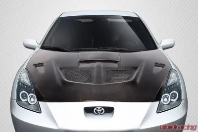 2000-2005 Toyota Celica Carbon Creations Evo GT Hood - 1 Piece - 115134