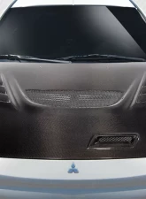 2000-2005 Mitsubishi Eclipse Carbon Creations Evo GT Hood - 1 Piece                                     - 115135 - Image 10