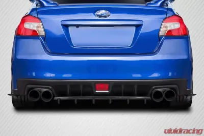 2015-2021 Subaru WRX STI Carbon Creations C Speed Style Rear Diffuser - 1 Piece - 115142