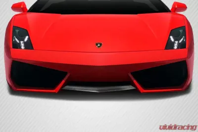 2004-2013 Lamborghini Gallardo Carbon Creations LP560 LP570 Look Front Middle Add On Lip Spoiler Air Dam - 1 Piece - 115150