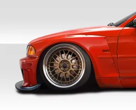 1999-2001 BMW 3 Series E46 4DR Duraflex Circuit Wide Body Front Fender Flares - 4 Piece