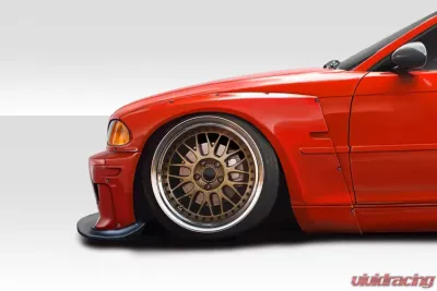 1999-2001 BMW 3 Series E46 4DR Duraflex Circuit Wide Body Front Fender Flares - 4 Piece - 115153